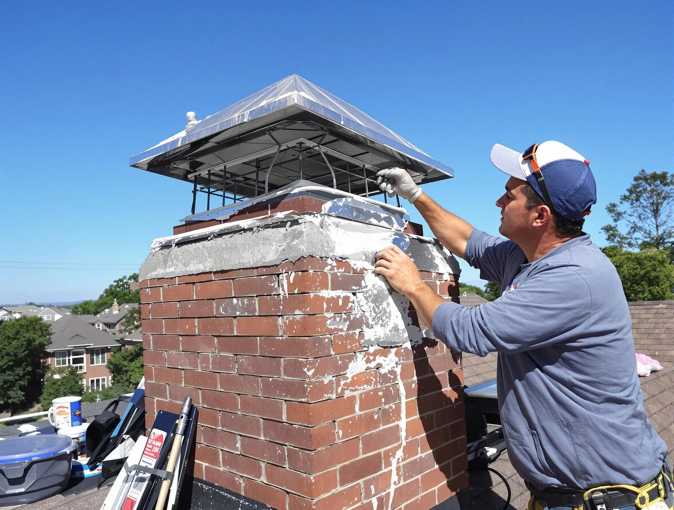 Chimney Crown Services service in Frederick, CO
